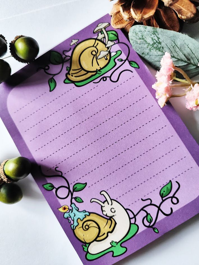 Snails A6 Memo Pad