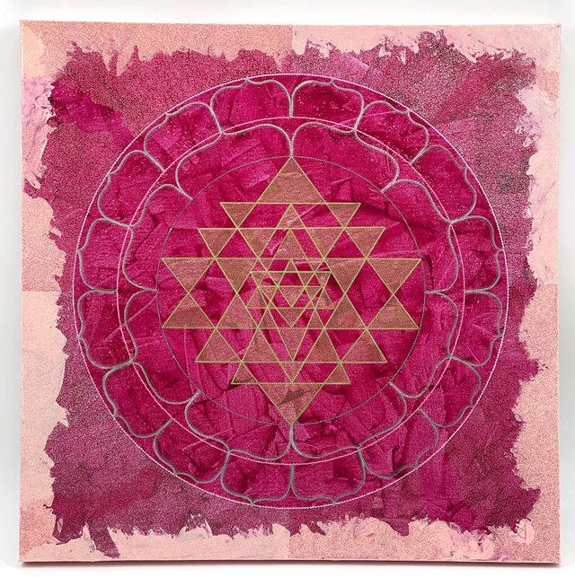 La Grâce de Magdalene – oeuvre originale 60cm x 60cm