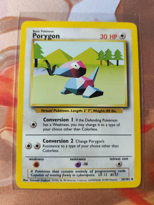 Porygon 39/102 Base Set 