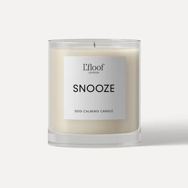L'Floof SNOOZE Dog Calming Candle (Pine, Cedarwood, Lavender and Geranium) 