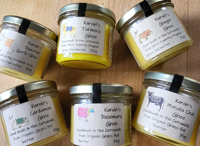 3 x 75g jars of your choice of spiced ghee