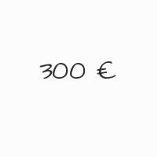 Gutschein Wert 300 €
