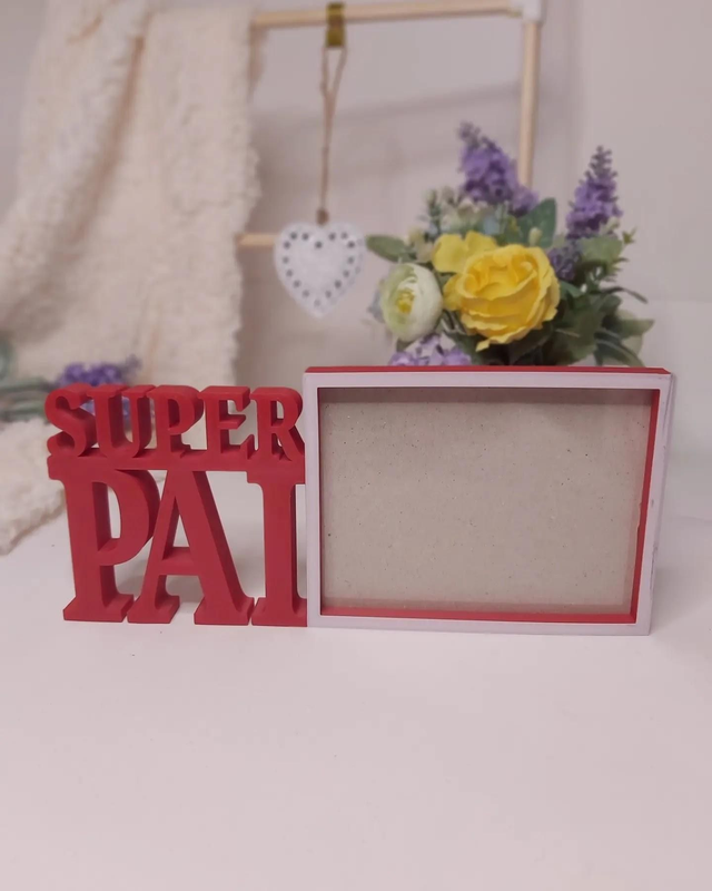 Moldura &quot;Super pai&quot;