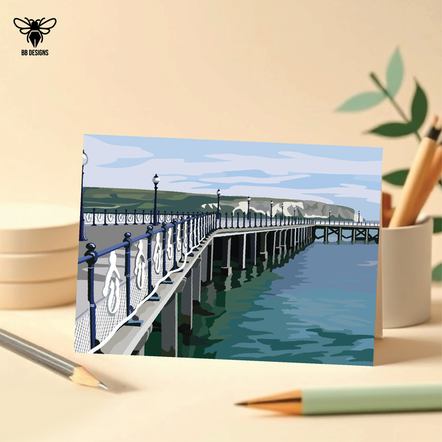 Swanage Pier -Note Card
