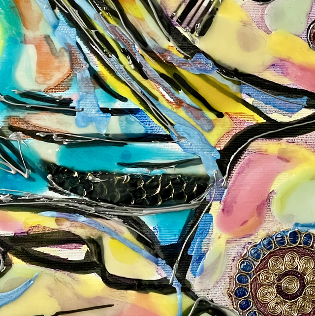 Androïd in Love - 50x50cm - 2024