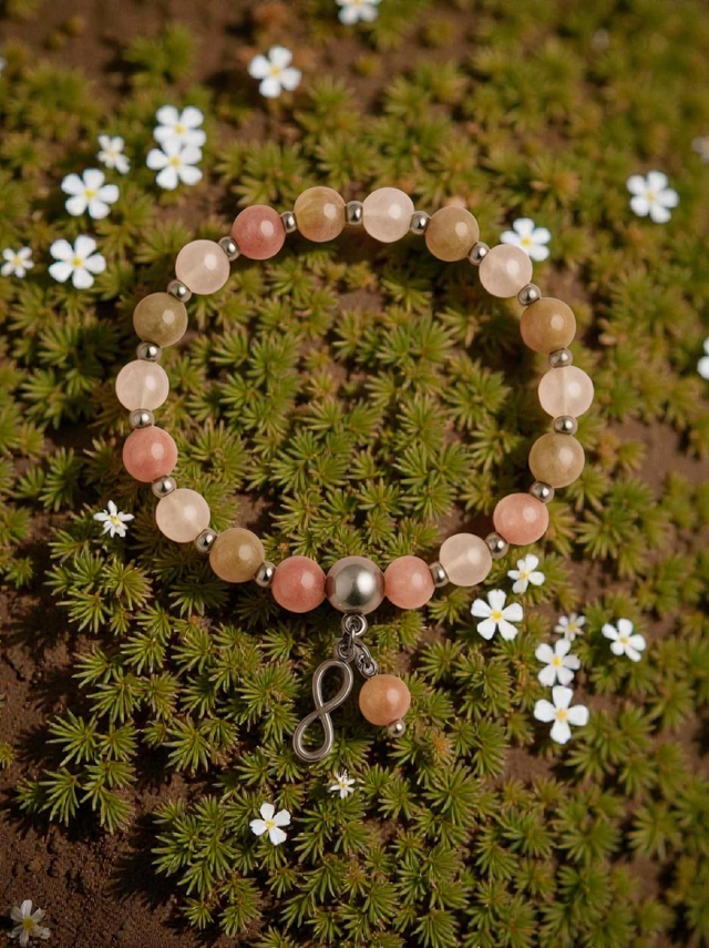 Bracelet Tourmaline Melon d'eau - Cœur apaisé & harmonie émotionnelle