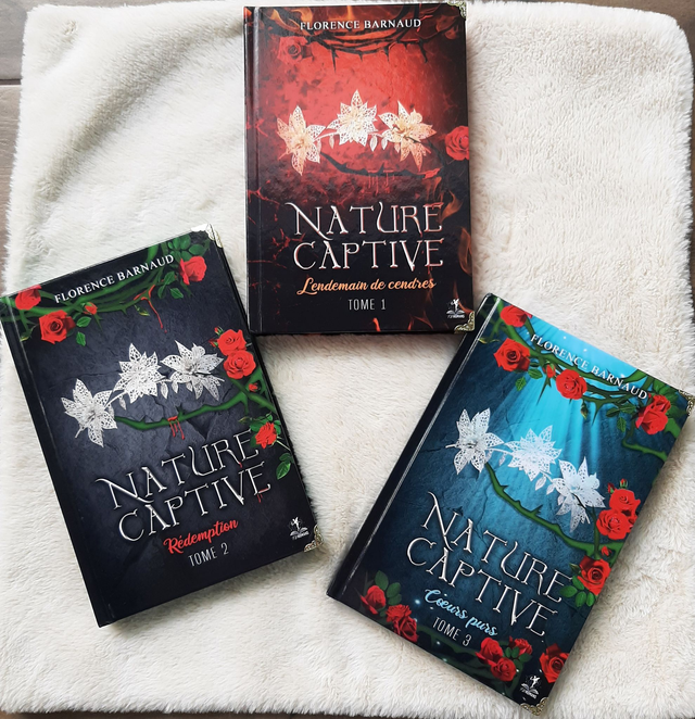 Nature Captive Box 3 tomes (Relié+Jaspages assortis+Protections d'angle métal doré)