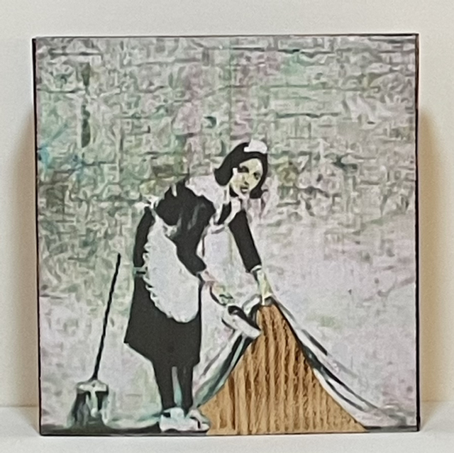 Holzblock Clean it up - Jane Framer 