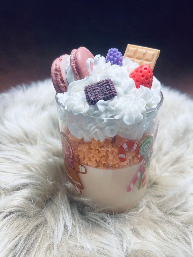 Vela postre (vaso pegatinas variadas)