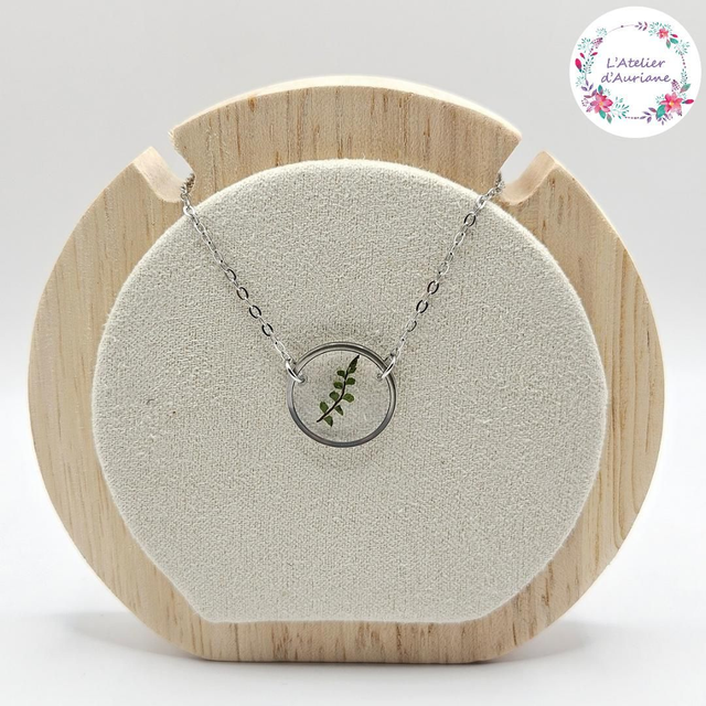 Collier "Petite Fougère" argenté