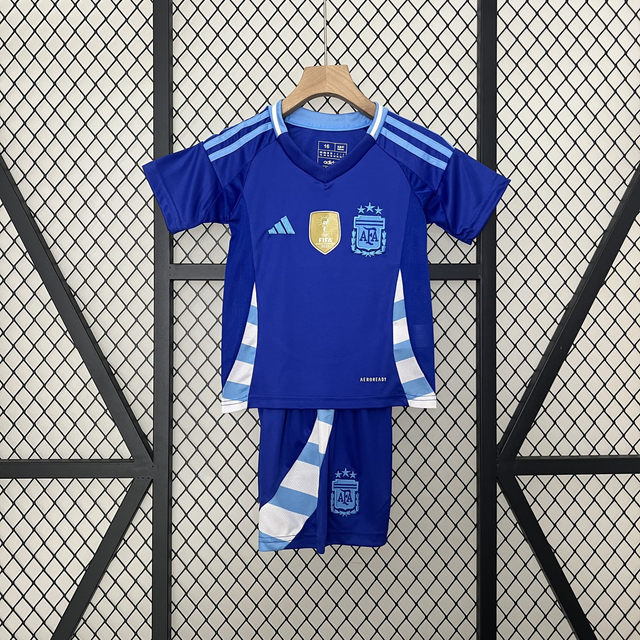 Conjunto camiseta + pantalón NIÑOS 2ª Argentina - 2024  