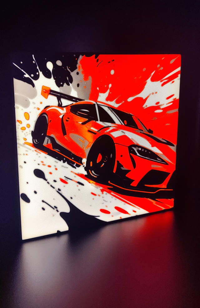 Lightbox LED 18×18 – SuperCar Painted – Standard (USB)