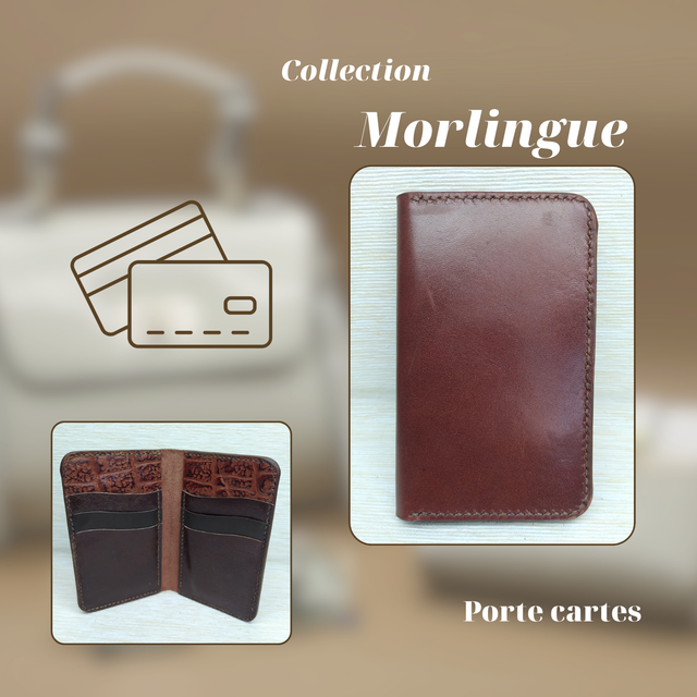 MORLINGUE portefeuille CB - Chocolat