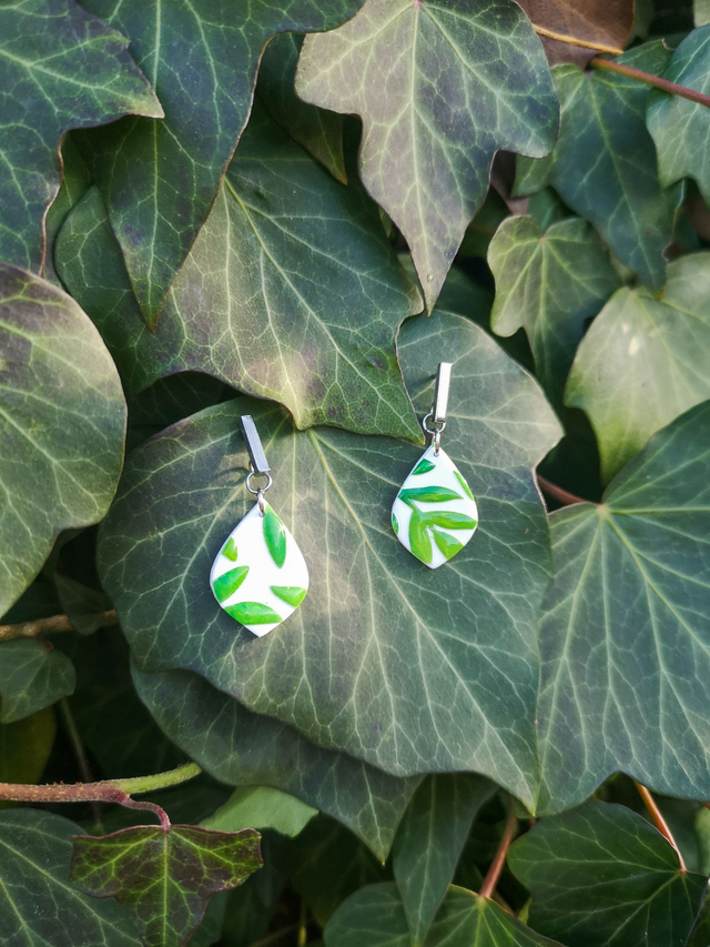 Collection Les Aquarelles Prairie - Boucles d&#039;oreilles Fanny