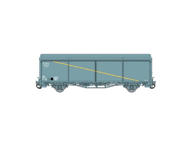 Wagon couvert EVS Hbis toit haut LS Models 30681 HO