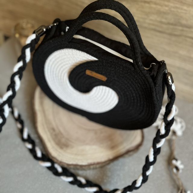 Sac Infini Signature noir&blanc