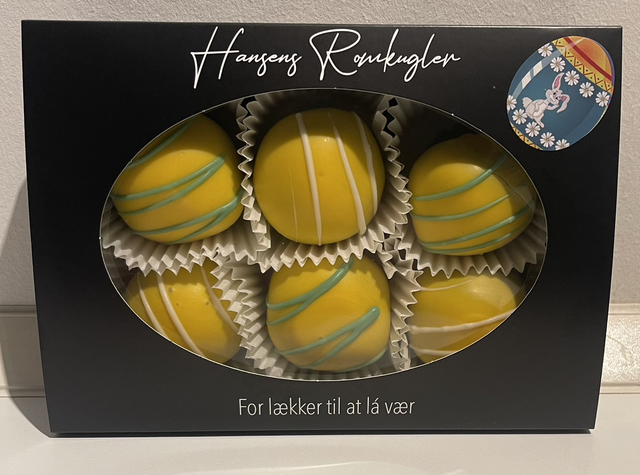 6 stk påske Romkugler