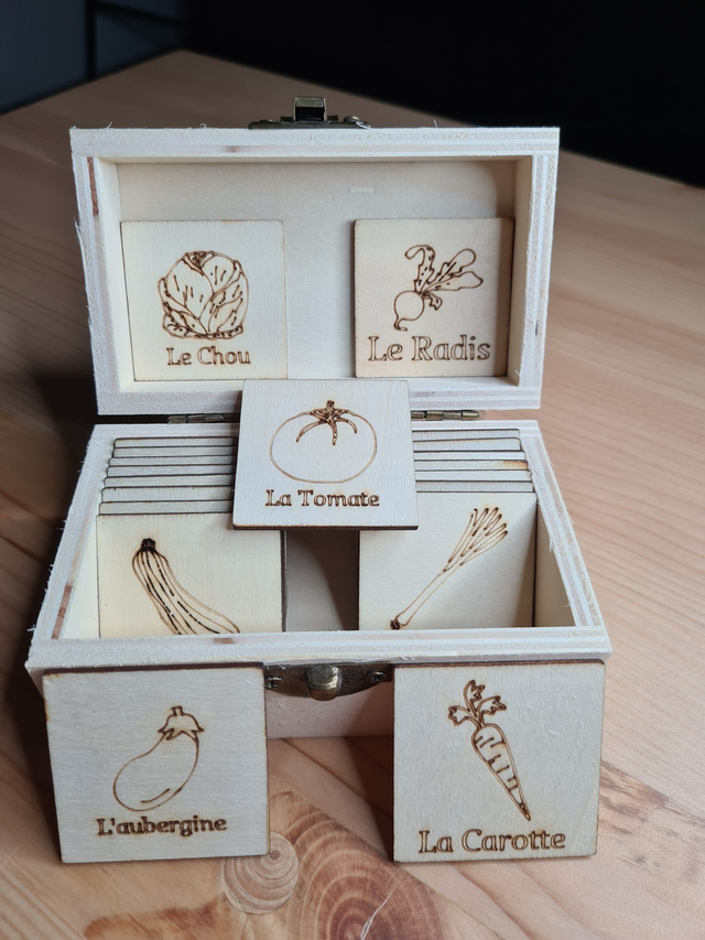 Jeu Memory des légumes 