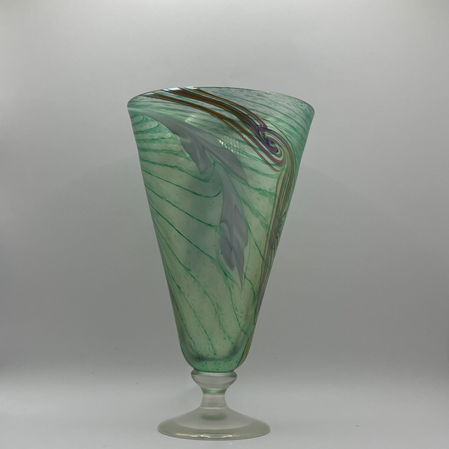 Richard Golding for Okra Glass – Signed Trial Piece Vase, 2005
