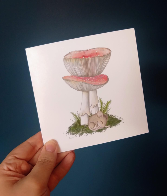 Sleepy time art card