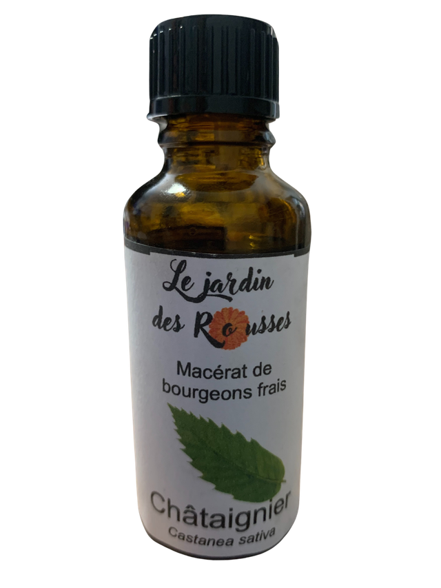 CHATAIGNIER - Macérât glycériné de bourgeons Flacon de 30 ml 