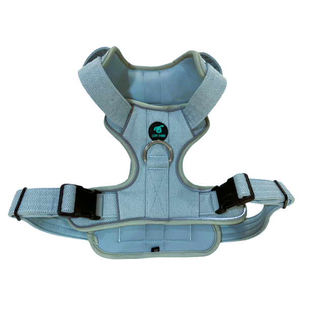 Tweed Harness - Blue (Lupi Paws)