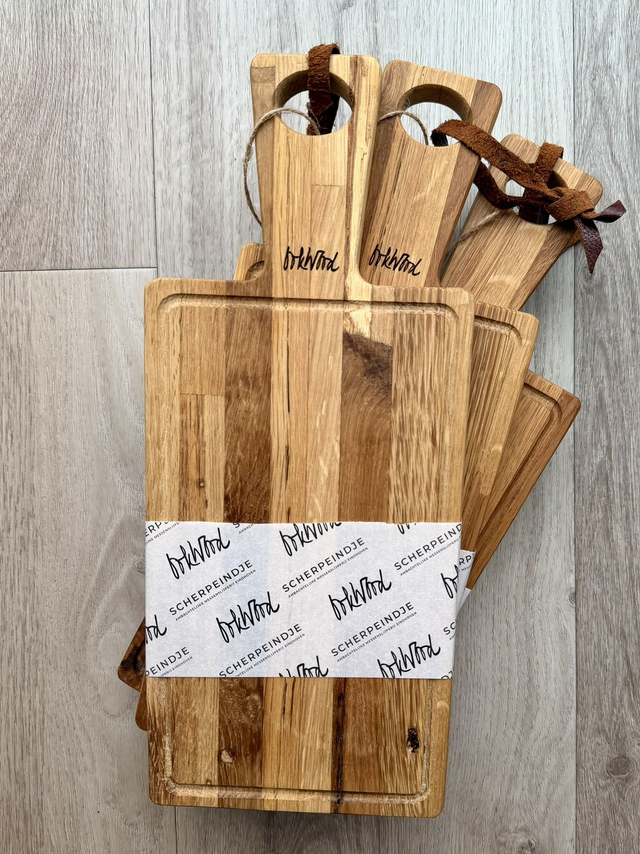 Robuuste Kaasplank - Hergebruikt Europees Eiken