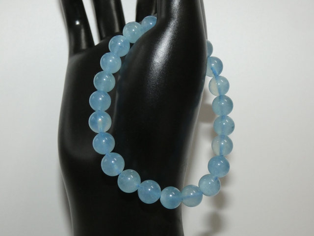 8mm Aigue marine AA