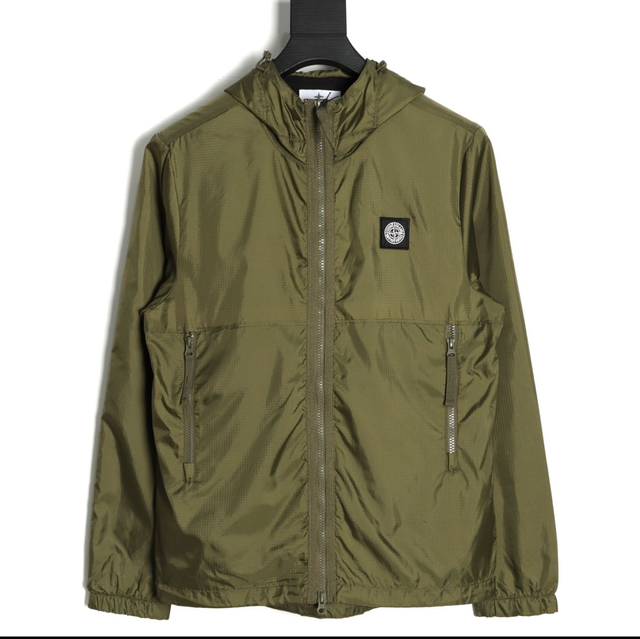 Mens khaki stone island jacket