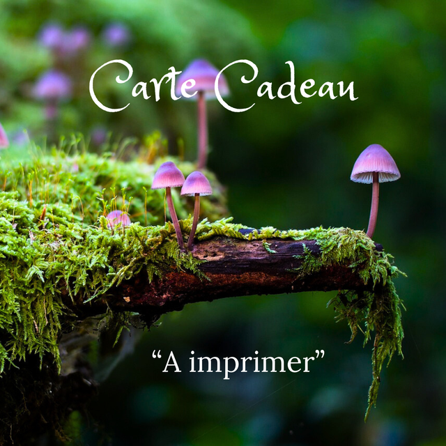 Carte cadeau à imprimer