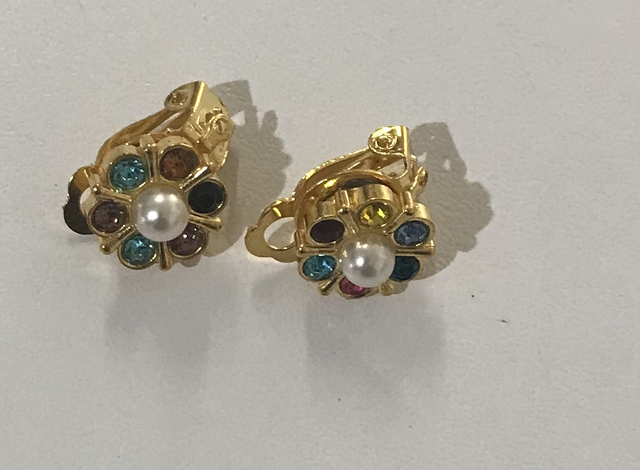 Mixed Colour Clip On Earrings- COE13