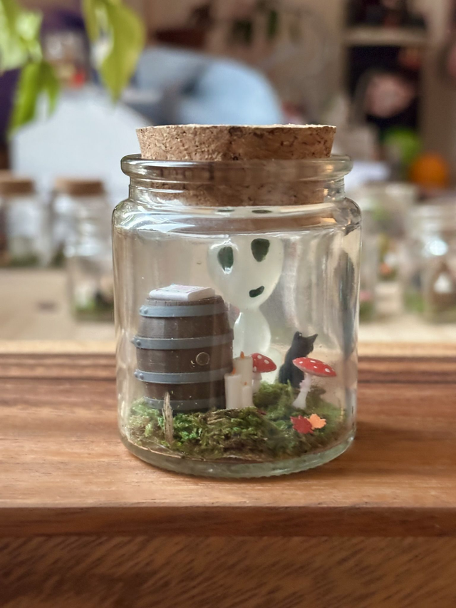 đ Mini terrarium verre - Ădition automne - Kodama