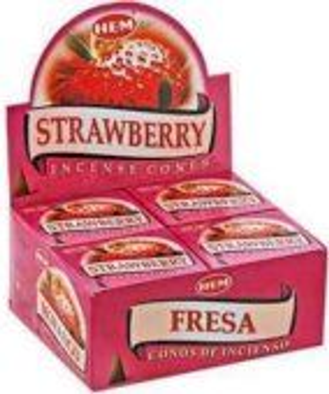 	Encens HEM Cônes Fraise