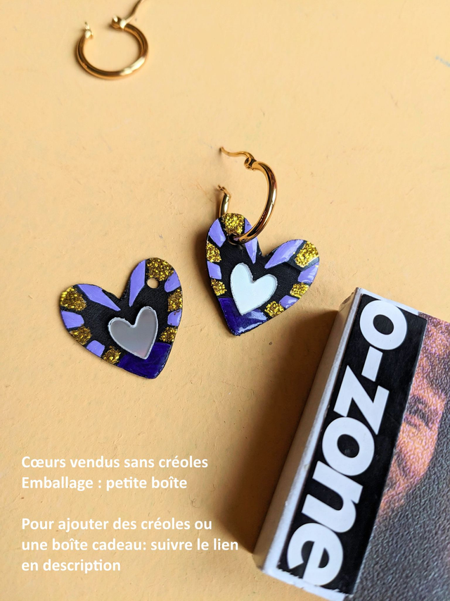 Coeurs (sans créoles) Ozone et ABBA