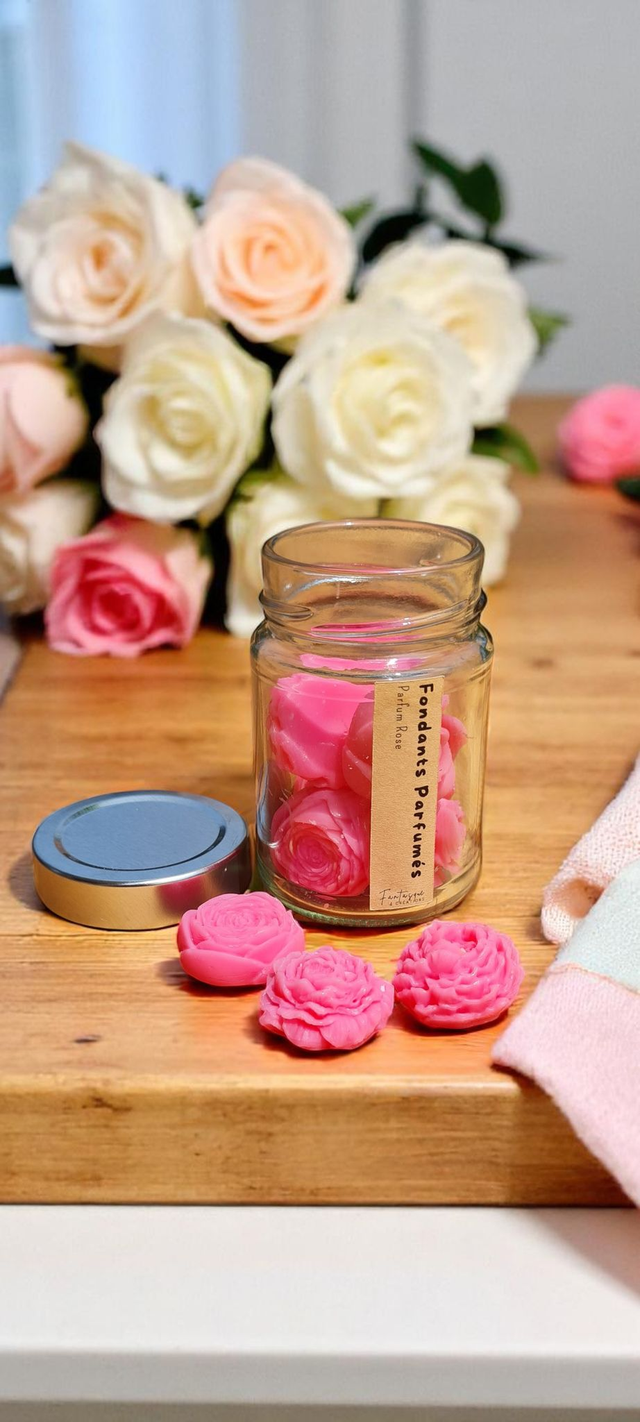 🌹 Bocal de fondants – Parfum Rose 