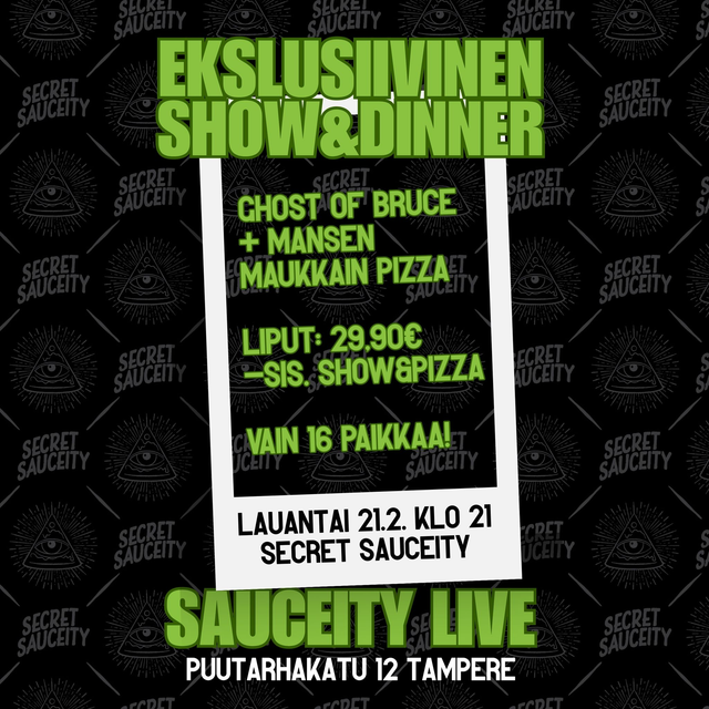 21.2. Show&Dinner - Ghost Of Bruce