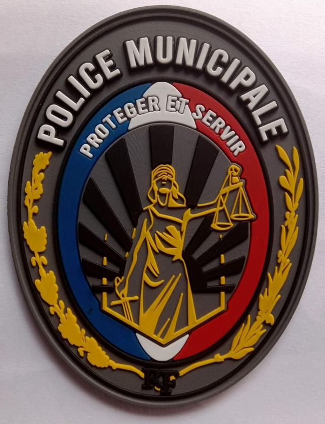 Patch &quot;Plaque&quot; pvc PM ovale