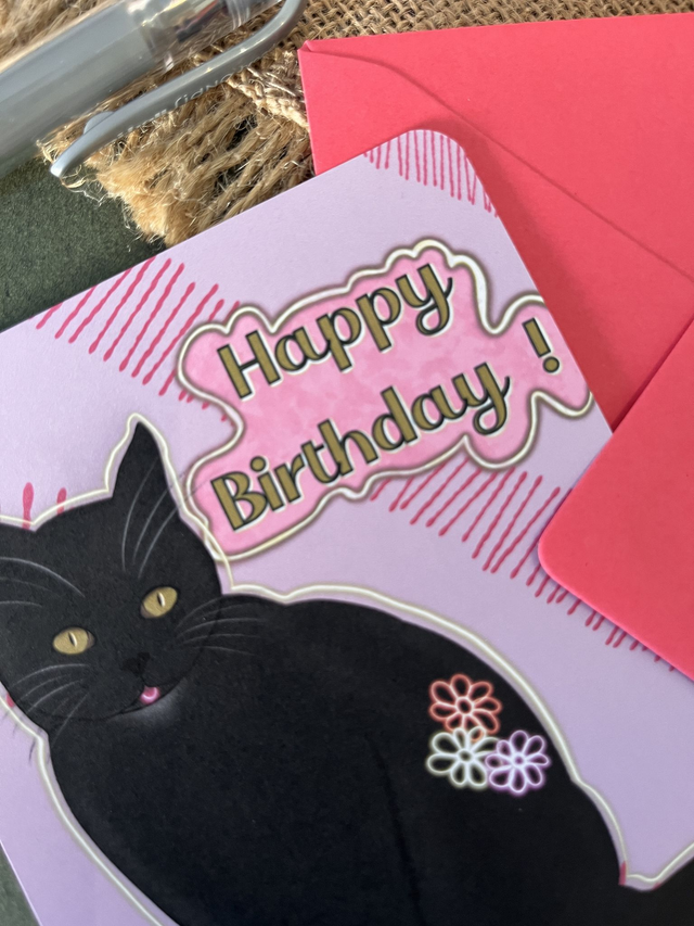 Carte de vœux "Happy Birthday"