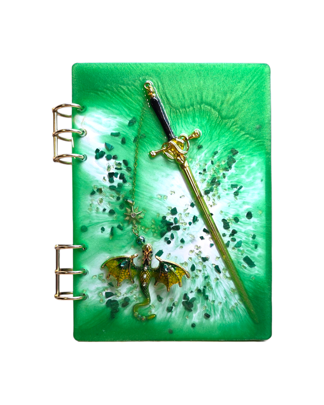 Carnet Epée et dragon de Malachite
