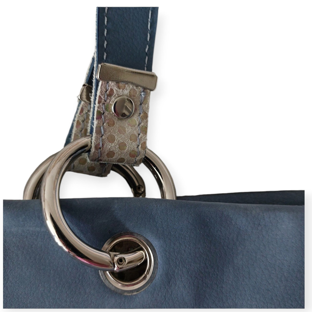 Cabas Luxe Réversible Cuir Véritable 2-en-1 .Créateur Français Fait Main.Sac Fourre-tout Fantaisie Haut de Gamme MELIBAG