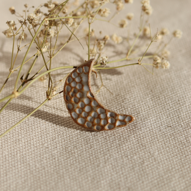 Broche lune