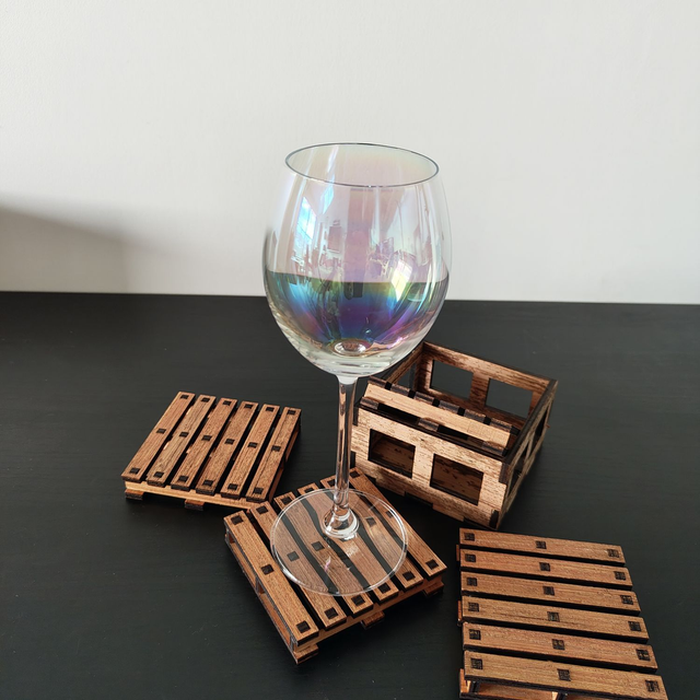 Dessous de verre palettes x4