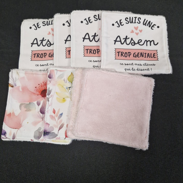 Lingettes réutilisables tout doux – coton &amp; éponge de bambou