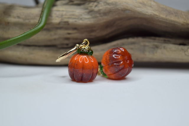 CRÉOLES CITROUILLES MONTURE OR