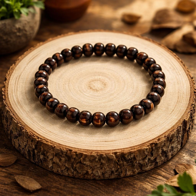 "Pearl" - Bracelet en bois - BB-006