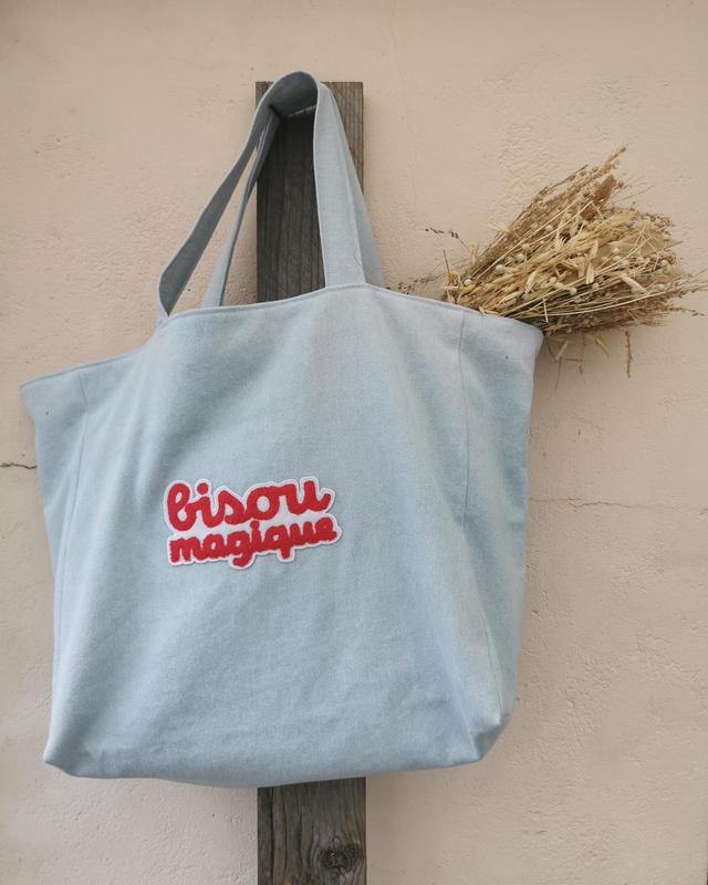 Cabas BISOU jeans bleu clair 