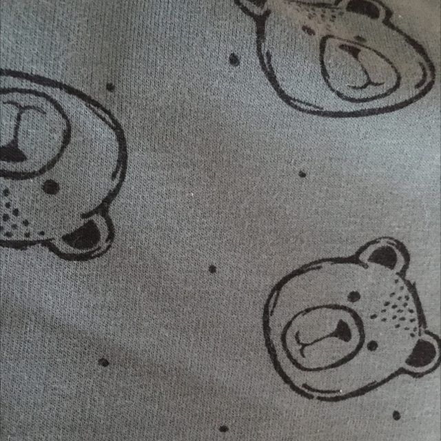 Soft Sweat - Bears. Dark Green 