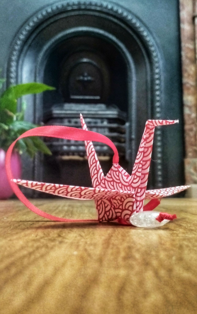 Suspension Origami – Grue de la Paix