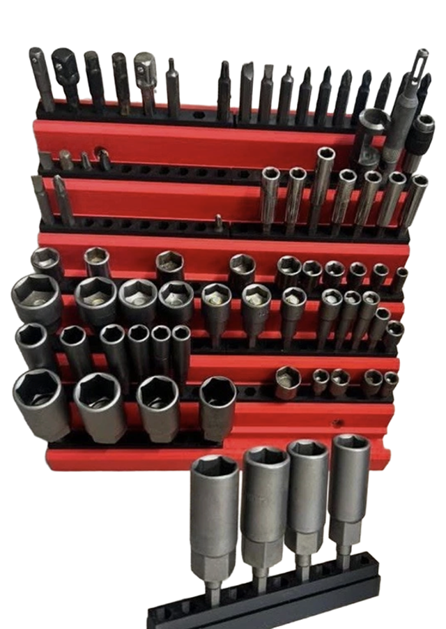 Hex shank bit Organiser & Storage - Wall Mounted