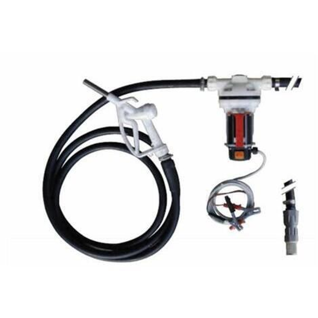 83857 BATTERY KIT UREA 12V  Cavi di 2 metri con pinze di collegamento a batteria. Tubo 6 metri per Urea diametro 3/4. Pistola manuale in plastica. Kit di aspirazione con tubo EPDM 